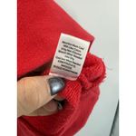 Evereve Mika Colorblock Pullover Sweatshirt XL Red Cream Cozy Athleisure Photo 7