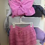 Pink blanco by nature cosmo skirt micah top set Photo 0