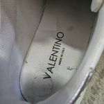 Valentino by‎ Mario Alice White Leather Logo Sneakers Women’s Size 8.5 Photo 4