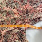 Torrid  Mini Lurex Chiffon Tiered Dress Floral V Neck Long Sleeve Boho Size 3x Photo 4