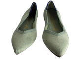 Rothy's The Point Shoes Womens Size 7.5 Green Knit Flats Washable Eco Friendly Photo 3