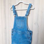Boden Denim Women's US 2 Blue Jean Overalls Cropped Cuffed Straight Leg Photo 3