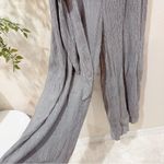 Keepsake Faithful Gray Marble Short Sleeve Wide Leg Jumpsuit Size M Preowned Size M Photo 5