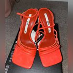 ZARA Coral Red  high heels Photo 1