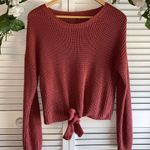 Charlotte Russe Pink Cropped Sweater Photo 0
