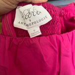 Anthropologie Puff-Sleeved Fuchsia Romper Size S Photo 2