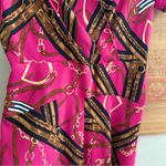 Ralph Lauren  Horse Bit V Neck Pink Knee Length Dress Photo 6