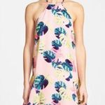 Revolve  Whitney Eve Pink Bungalow Print Crab Claw Mini Dress Sz 4 Photo 0