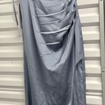 Azazie NWT  Strapless Light Blue Gown 4 Photo 8