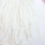 Princess Polly The Love Galore Romper White Petite Smocked Tiered Ruffle Shirred Photo 7