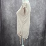 Gaiam  Pink Short Sleeve Side Tie Activewear Streetwear Top Extra Small Photo 3