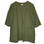 Eileen Fisher Cross-Dyed Cotton Jacket Photo 0