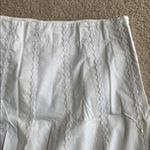 Isaac Mizrahi  cream skirt with crochet size 18 Photo 1