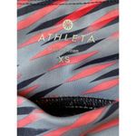 Athleta  Electra Sonar‎ 7/8 Pink Blue Mesh Leggings Size XS Activewear Zip Pocket Photo 6