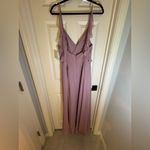 NWT RUFFLED STRAP CUTOUT WRAP MAXI DRESS IN DUSTY ROSE, 10 Photo 4