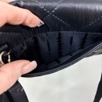 THACKER Black Quilted NIKKI Nylon Crossbody Clutch Wallet Photo 5