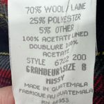 Leslie Fay Haberdashery wool blend plaid knee length pencil skirt academia preppy vintage Photo 5