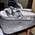 Alegria  PG  Black Shimmer Leather Sandals Women's Size 37 Photo 0