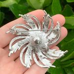 Silver Sarah Coventry brooch/Pin pinwheel // FLAWS SEE DESCRIPTION Photo 2