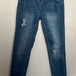 ZARA  Distressed Light Wash Skinny Jean Size 4 Photo 0