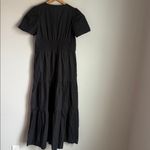 Quince NEW  100% Organic Cotton Poplin Tiered Maxi Dress Small Photo 2