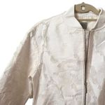 Jason Wu GREY  Jacquard Light Bomber Jacket in White NWOT‎ Sz 4 Photo 1