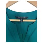 41 Hawthorn Dress Womens Small Green V Neck Flutter Sleeve Cinch Waist Lined Photo 2