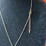 Source Unknown 20” Boho Inspired Gold Tone Necklace Earth Tone Pendant & Matching Earrings- NEW Photo 5