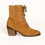 JoyFolie Bonnie Boot in Pecan Tooled Leather Lace Up Western Cowgirl Boots US 9 Tan Photo 1