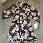 In Bloom Floral Lace Wrap Robe Pink Size XS Photo 0