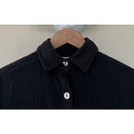 Maurie & Eve Make You Wanna Long Sleeve Jumpsuit Romper Women’s Size 6 Beach Black Photo 3