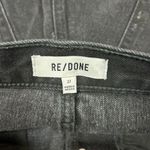 RE/DONE  Women's Black High Rise Jean Shorts Distressed Casual Denim Size 27 Photo 4