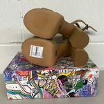 Jeffrey Campbell New w/box  sz9 woven tan heel sandals yawl straw open toe lace Photo 3