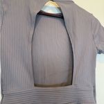 Victoria's Secret Victoria Secret Sport Gray Open Back Bodysuit Photo 5