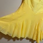 Oh Polly  Sabela Halter Neck Cut Out Flare Mini Dress Yellow Photo 6