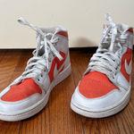 Air Jordan  1 Mid SE Bright Citrus Orange White Women's 10 Shoes Sneaker Photo 0