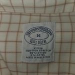 Brooks Brothers  Nwt Plaid Fitted Non-iron Stretch Button Up Blouse Top Size 14 Photo 4
