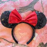 Disney minnie mouse  land sequin mickey bow ears headband Photo 3