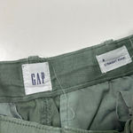 Gap Straight Khaki Green Cotton Chino Pants Casual Trousers Womens 8 Photo 3