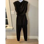 Pact small 100% Organic Cotton Black Relaxed Slub Muscle Tee Jumpsuit pockets Photo 5