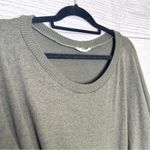 ee:some Dark Green Long Sleeve Scoop Neck Tie Front Sweater Top Size XL Photo 3