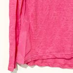Marc by Marc Jacobs  Size Medium 100% Linen Pink Thin‎ Knit Long Sleeve Top NEW Photo 1