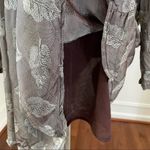 Vintage 90s Funhouse NYC Steampunk Dark Academia Schoolgirl Brown Leaf Dress S Photo 7