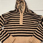For Love & Lemons  Elyse Striped Sweater w/ hood Photo 1