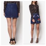 Top Shop Moto Denim mini skirt SZ W28/6 Photo 1