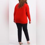 JM Collection  Sequin Stripe Long-Sleeve Sweater Red 2X NWT IN PACKAGE Photo 1