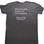 Hanes New England School Of Photography Short Sleeve Gray Graphic T Unisex Men's L Photo 3