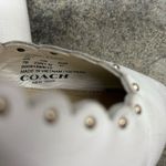  Women's Shoes Coach Jill Flats Soft Shine Calf Leather Size 7 Photo 4