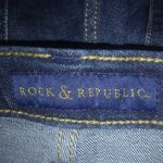 Rock & Republic Rock Republic 6 31x32 Gold Bling Logo Distressed Dark Jeans Photo 2