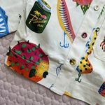 NWT ALEMAIS x Alan Berry Rhys Samaki Cropped Organic Cotton Shirt Women's Size 4 Photo 9